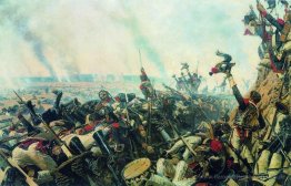 Das Ende des Borodino Schlacht