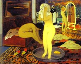 Frauen bei der Toilette Femmes leur toilette