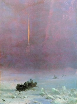 St. Petersburg. Die Fähre über den Fluss