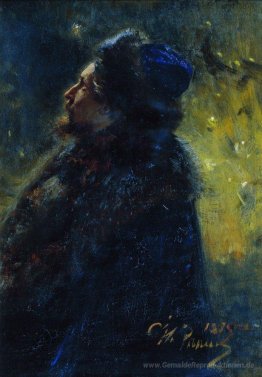 Porträt des Malers Viktor Michailowitsch Wasnezow. Studie für da