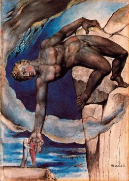 Antaeus Absetzen Dante und Virgil in der letzten Kreis der Hölle