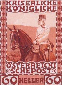Gestaltung der Jubiläumsbriefmarke mit österreichischen Kaiser F