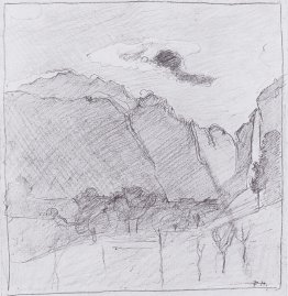 Lauterbrunnen Tal und Staubstrom im Mondlicht