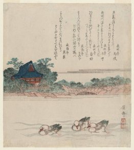 Komagata-do-Tempel in Onmaya Embankment (Onmaya-gashi)