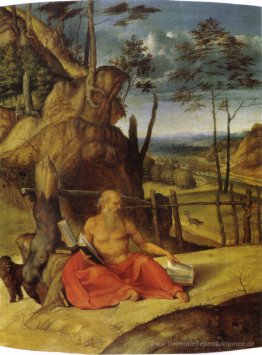Der heilige Hieronymus in der Wüste