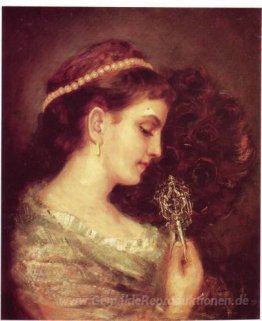 Dame mit Fächer