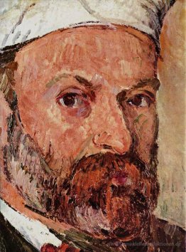 Selbstbildnis mit weißem Turban (Detail)