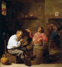 Raucher in einem Innenraum
