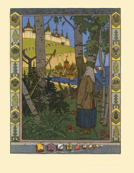 Illustration für den russischen Fairy Story "Feather Of Finist F
