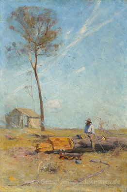 Der Selektor Hütte (Whelan auf der Log)