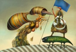 Drapeau rigide aux couleurs inconnues