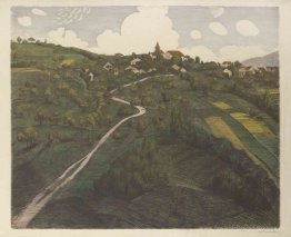Landschaft von Belmont, in der Nähe von Lausanne