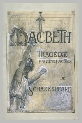 Projet de frontispice gießen Macbeth