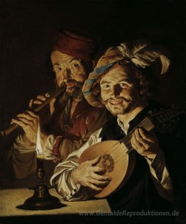 Der Lautenspieler und Flötenspieler