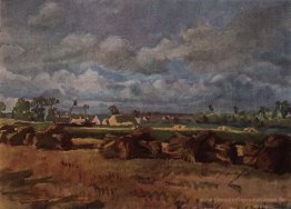 Gemähten Feld