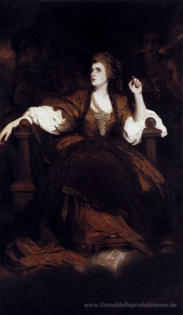 Portrait of Mrs. Siddons als tragische Muse