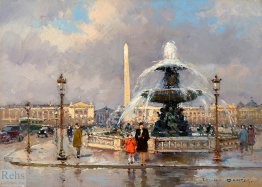 Brunnen auf der Place de la Concorde