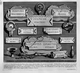 Die römische Altertümer, t. 2, Tafel XVII. Grabkammer nur wenige
