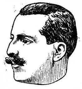 Porträt von Französisch Schriftsteller Alfred Vallette