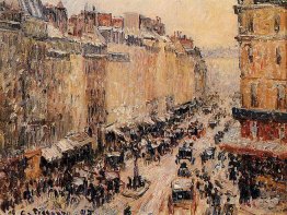 Rue Saint Lazare unter Schnee