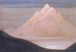 Rosa-Gletscher als Blumen