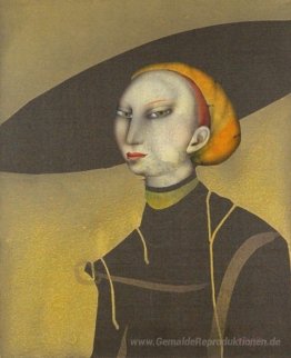 Junge Dame mit Hut (nach Lucas Cranach)