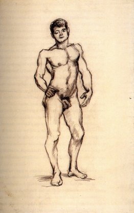 Standing Male Nude gesehen von der Front