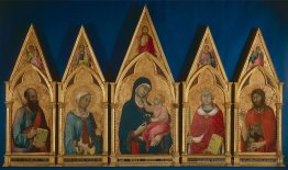 Jungfrau und Kind mit Heiligen (Boston Polyptych)