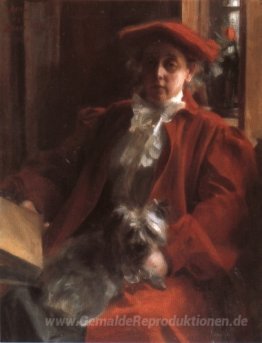 Emma und Mouche, der Hund