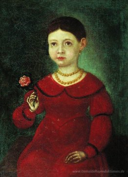 Portrait eines Mädchens Evdokia Kuznetsova