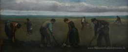 Bauern Pflanzung Kartoffeln