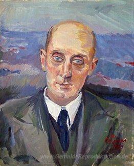Porträt von S. Shervinsky