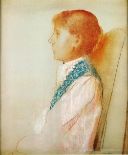 Porträt von Madame Redon im Profil