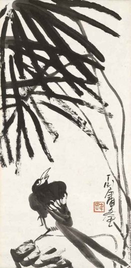Vogel unter Baum