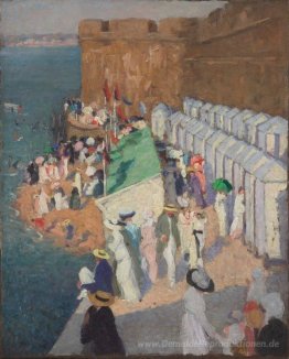 La Marée Haute ein Saint-Malo (Flut bei St Malo)