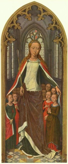 St. Ursula und ihre Gefährtinnen, aus dem Reliquienschrein der H