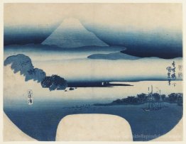 Ansicht von Fuji von Miho Bay, May
