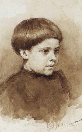 Porträt von O. V. Surikova