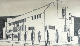 Le dessin de Mackintosh de la 'Haus für Kunstliebhaber "