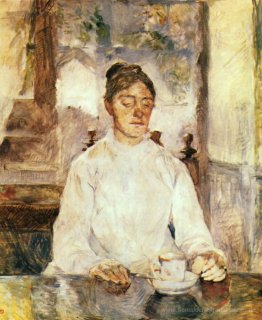 Die Mutter des Künstlers, die Gräfin Adèle de Toulouse Lautrec b