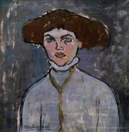 Kopf einer jungen Frau