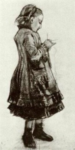 Girl Standing, Stricken