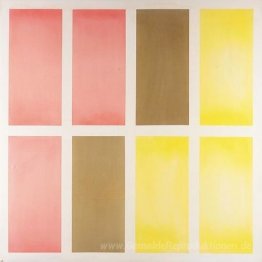 Untitled (rot, braun und gelb)