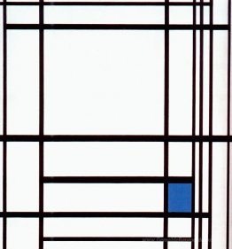 Komposition mit Blau