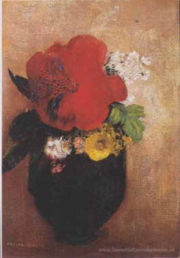 Die rote Mohnblumen-