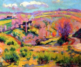 Landschaft der Creuse im Frühjahr