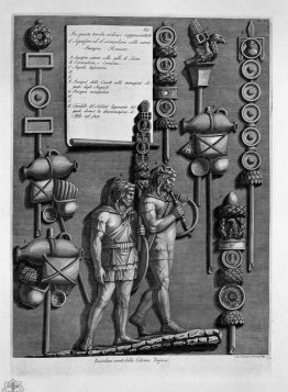 Signifer Corniculario mit verschiedenen Zeichen und Roman (von d