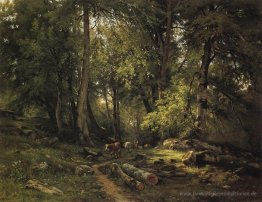 Herde im Wald