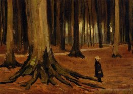 Mädchen im Wald