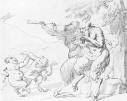 Die Familie von Satyrn